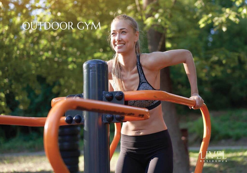 Luxury Apartment Dubai - LIVEL Residenza - Outdoor Gym